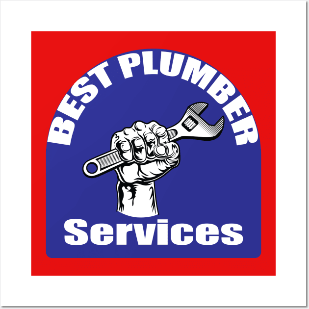 Best Plumber Services wrench feast with wrench design for Plumber and pipefitters Wall Art by ArtoBagsPlus